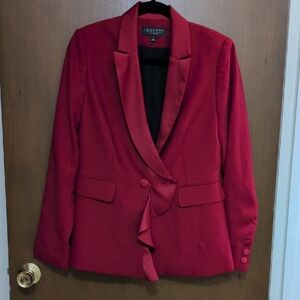 Laundry By Shelli Segal Women's Red Blazer